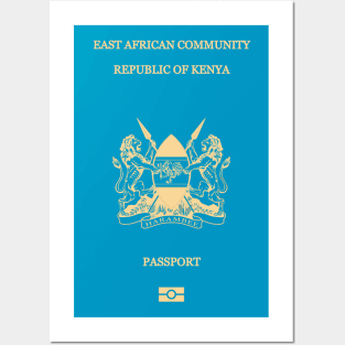 Kenya passport Posters and Art